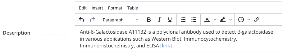 detail views rich text fields